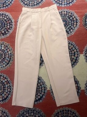 Abercrombie & Fitch Curvy Blush High Waisted Trousers